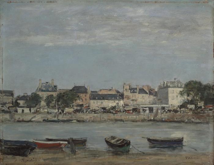Eugene Boudin Trouville Norge oil painting art